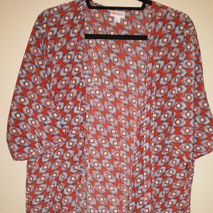 LulaRoe Lindsay kimono Size Small